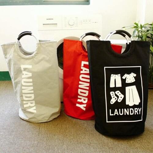 1PC Large Laundry Basket Foldable Dirty Clothes Waterproof Oxford Storage Bag Toy Cloth Organizer