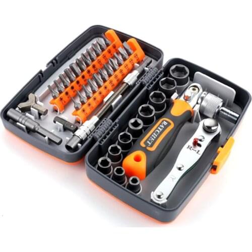 38 In 1 Manual Screwdriver Set Ratchet Cross Screwdriver Household Maintenance for Computer PC Mobile Phone Device Repair