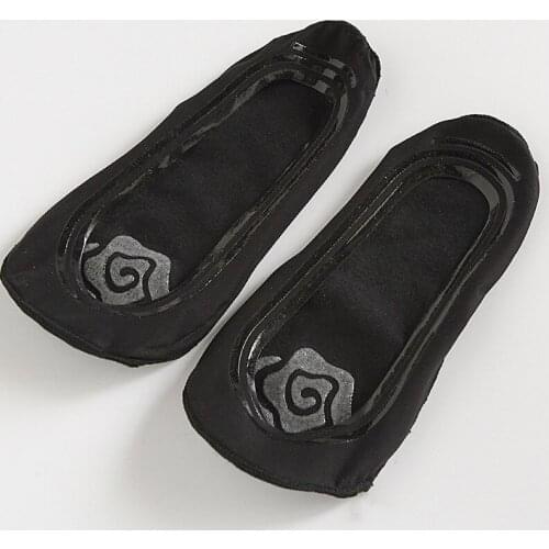 5 Pairs/lot Womens Cotton Invisible Meia No Show Sock Non-slip Fruit Candy Solid Color Silicone 2021 Short Socks Fashion Cute