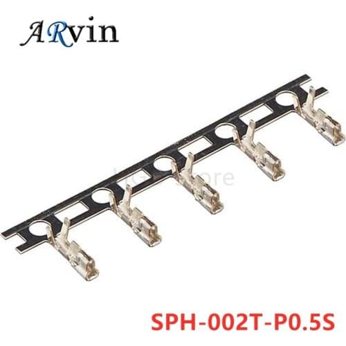 100PCS connector SPH-002T-P0.5S terminal wire gauge 24-30AWG