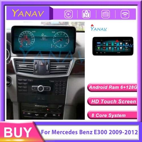 RHD LHD Car Radio 2 Din Android Stereo Receiver For Benz E300 2009-2012 Car Multimedia Video Audio Player Touch GPS Navigation