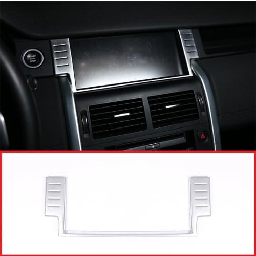 Car-Styling 10 inches Navigation Screen Frame Trim Car Accessories For Land Rover Discovery Sport Basic Version 2015 2016 2017