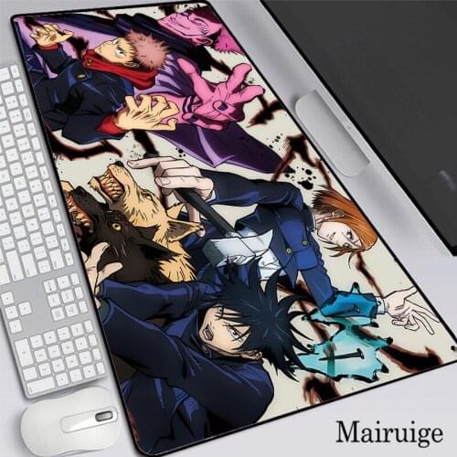 Mairuige Anime Large Mouse Pad HD Print Computer Gamer Locking Edge Keyboard PC Mice Mats Laptop Keyboard PadPC Mice Mats Pad