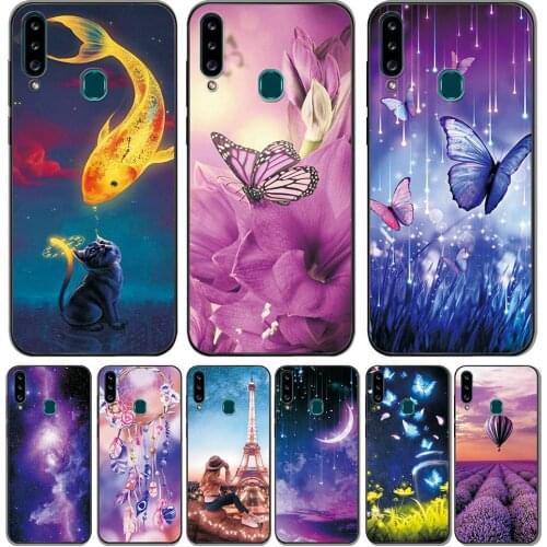 For Galaxy A20S Case Samsung Galaxy A20S Case Silicone TPU Soft Back Cover Phone Case For Samsung A20S A207F A 20S A20 S Bumper