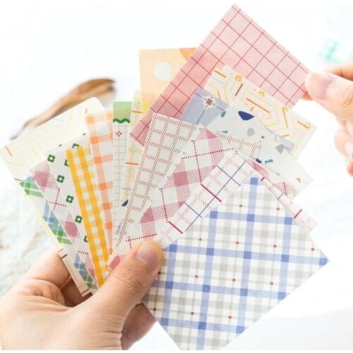 Dimi 50 Sheets Fresh Colors Semi Sweet Series Collage Journaling Source Material Paper Kawaii Diary Album DIY Backing papelería
