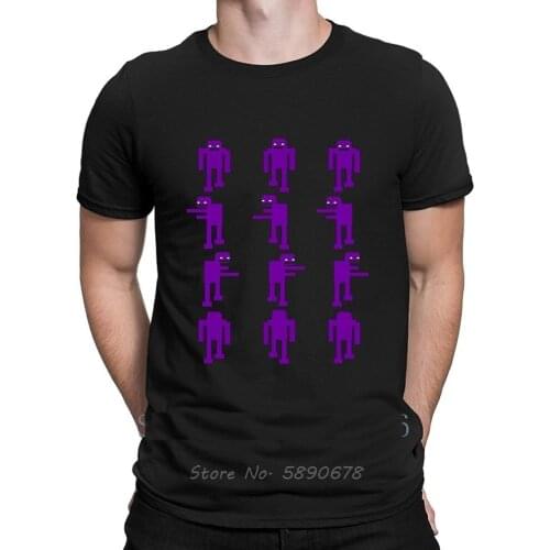 Fnaf Purple Guy Sprites T Shirt Over Size 6xl Leisure Famous Spring Formal Tee Shirt New Style Designing TShirt