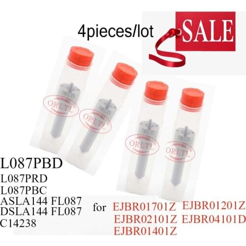 4 pieces NOZZLE L087PBD L087PRD L087PBC ASLA144FL087 DSLA144FL087 for EJBR01701Z EJBR02101Z EJBR01401Z EJBR01201Z EJBR04101D