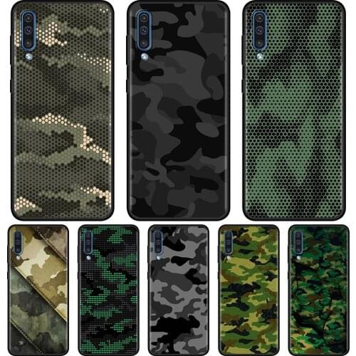 Camouflage Pattern Camo Military Army Case For Samsung Galaxy A50 A70 A10 A20e A30 A40 A20s A10s A10e A80 A90 A60 A30s Cover