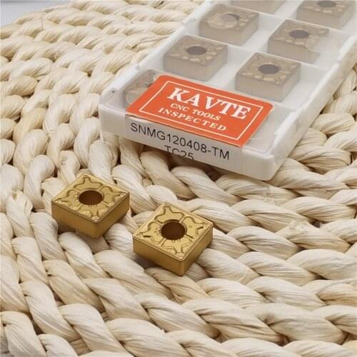 KAVTE SNMG120404 TM SNMG120408R-S SNMG120408L-S SNMG120408-TM Carbide Inserts Hard Alloy Lathe Turning Tool Cutter for Steel