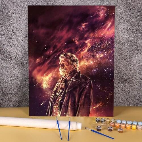 Portrait The Lonely God Coloring By Numbers Painting Set Acrylic Paints 40*50 By Numbers Photo Loft Handiwork