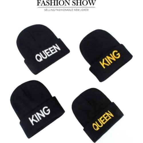 New Beanies Cap Letter Embroidery Warm Winter Hat Knitted Cap Hip Hop Men Women Lovers Street Dance Black Knitted Hat Mens Hats