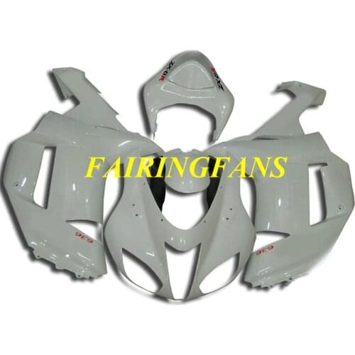 Motorcycle Fairing Body kit for KAWASAKI Ninja ZX6R 636 07 08 ZX 6R 2007 2008 ABS White Fairings bodywork+gifts KN17