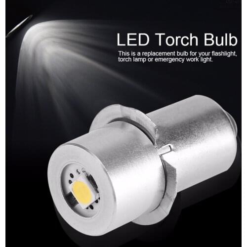 P13.5S 1W LED Flashlight Bulb Led Bulb Replacement Flashlight Torch Light Lamp Bulb Emergency Work Light LED Upgrade Bulb Torch