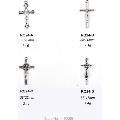 Religious Cross Pendant 4 Design for Selection St Benedict Papa Cross