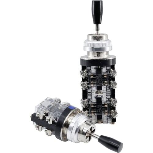 30mm Industrial Joystick Switch 4position 4NO/8NO Latching Hold Wobble Stick Monolever Switch HKA1-42 HKA1-41 Self-locking