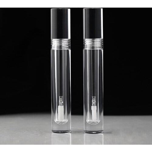 10ml Clear Lip Gloss Tube Containers Empty Acrylic Lip Gloss Tube DIY Round Liquid Lipstick Bottle Cosmetic Container