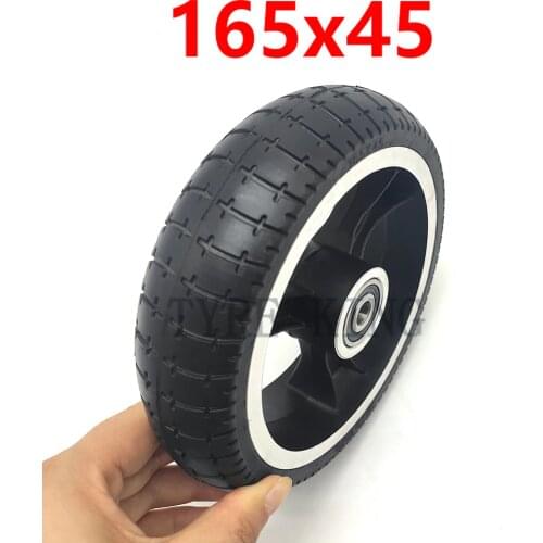 6.5 Inch 165x45 Solid Tire Non Pneumatic Explosion-proof Tyre Wheels for Hoverboard Self Balancing Electric Scooter Spare Parts