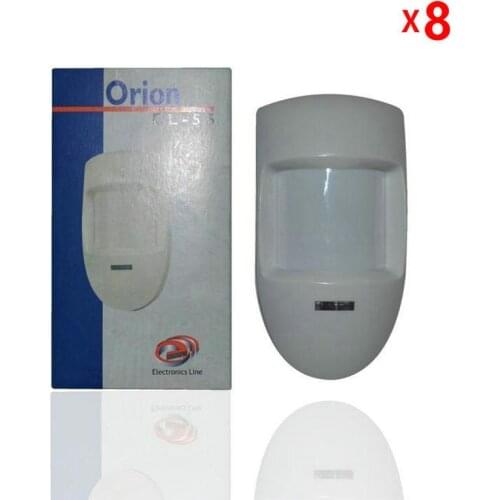 8 Pcs/lot Home Alarm System PIR Motion Detector Alarm Wired Passive Infrared Wide-angle/horizontal For Free Shipping