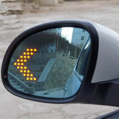 Brand New Power Heated Blue Wide Angle Sight Side Rear View Mirror Glasses For Skoda Yeti