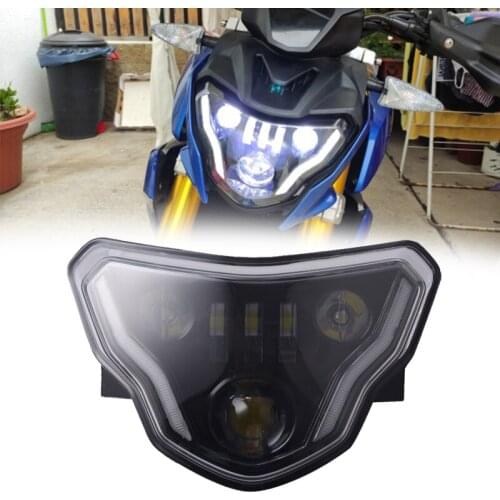Motorcycle LED Headlights for BMW G310GS G310R G 310 GS R 310GS 2016 2017 2018 Lights with Complete Devil eyes Assembly Kit