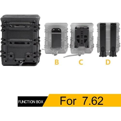 Tactical 7.62 Magazine Pouch Carrier Modular Rifle Military Mag Pouch Function Box with Belt Molle Fast Attach Mount