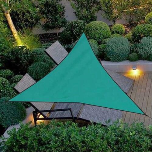 Triangle Sun Shelter Waterproof Shade Sail Outdoor Garden Sunshade Canopy Patio Pool Sunshade Sun Canopy Tent Shelter Awnings