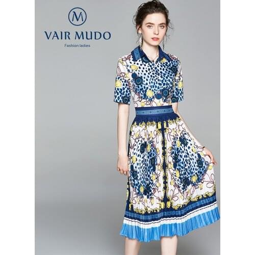 Голубые летние платья VAIR MUDO China At AliExpress