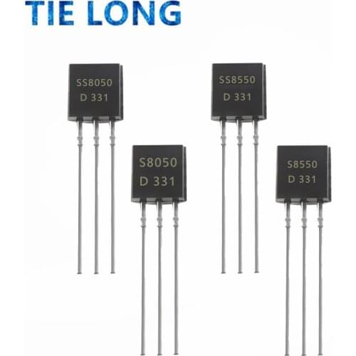 100pcs/lot S8050 S8550 SS8050 SS8550 TO-92 8050 TO92 new triode transistor In Stock