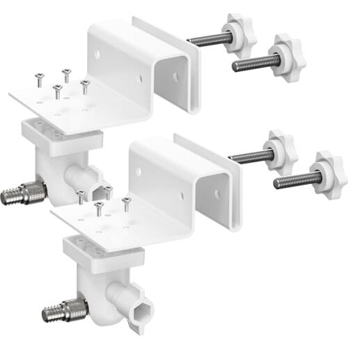 2Pack Adjustable Gutter Mount for Arlo HD/Arlo Pro/Arlo Pro2/Arlo Go/Arlo Ultra/WYZE Cam Pan/All-new Ring Stick Up Cam