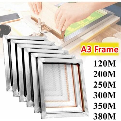 40*30cm Silk Screen Printing Aluminum Frame A3 Screen Frame Stretched With 120T/300T/350T/380T Mesh for Printed Circuit Board