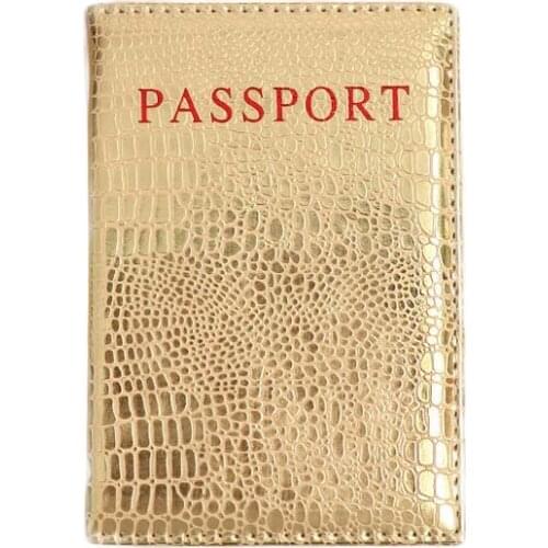 40PCS / LOT Wholesale Fashion Alligator Pattern Passport Holder Multifunction Passport Cover