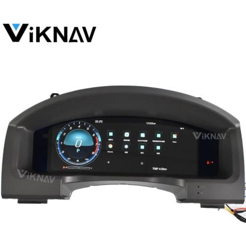 Android 9.0 Car LCD Meter instrument Car GPS Navigation For Toyota Land Cruiser 2008-2015 dashboard screen Multimedia player