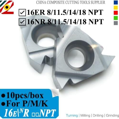 EDGEV 16ER 16NR 16IR 8NPT 11.5NPT 14NPT 18NPT CNC Lathe Cutter Threaded Insert Carbide Turning Tools Tungsten Blade