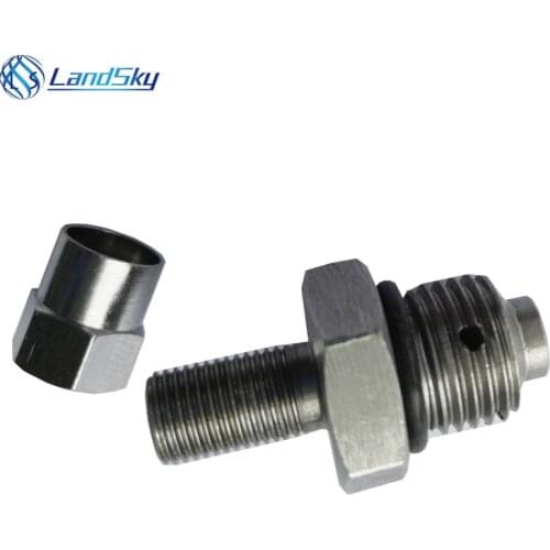 Hydraulic bladder accumulator working nitrogen charging valve nitrogen shock refill recharge kit 5/16"-32UNF 7/8UNF 1/2"-20UNF