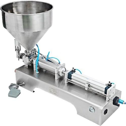Pneumatic Paste Filling Machine Pneumatic With Single Cylinder Piston Shampoo Cream Sauce Lotion Filling Machine