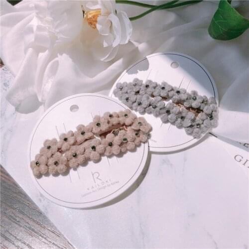Fashion Girls Sweet Shining flowers Hair Clips Hairpins Women Hair Accessories Beauty Barrettes Hair Headwear flowers Hair Clip