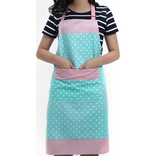 Korean Version Of Candy Color Sleeveless Fashion Home Kitchen Baking Oil-Proof Apron Work Clean Anti-Fouling Apron
