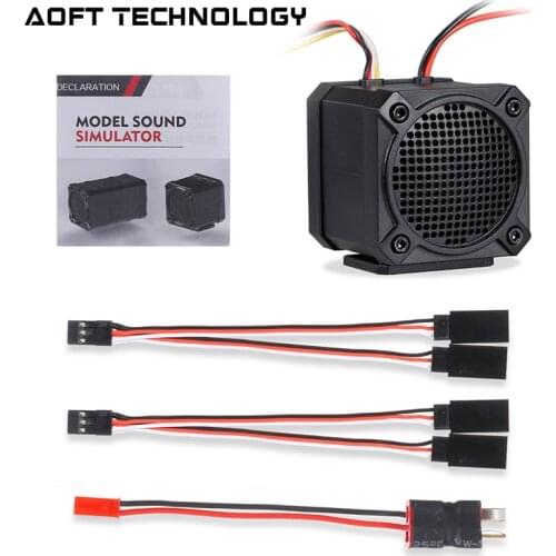 RC Car Mono Channel 10 Sound Effect Motor Engine Sound Simulator Module Set for Tracker Truck Boat Accessories M17 21 Dropship