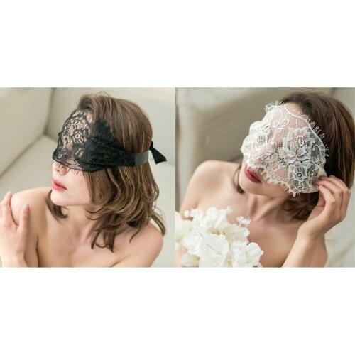 N7MF Womens Cute Sexy Temptation Porno Lace Patch Passion Perspective Underwear Accessories with Bandage for Adult Couple