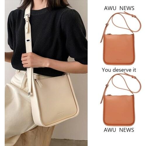 2021 New Womens Bag Korean Baguette Bag PU Leather Female Handbags Ladies Small Shoulder Bags Whole Sale