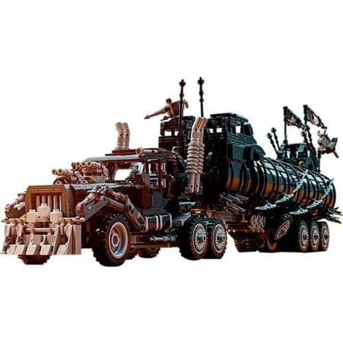Moc 3323PCS Puzzle Spelling Wooden Science Fiction Big Truck Technology Series Moc-18143 Mad Max Birthday Gift For Boyfriend