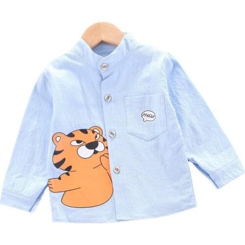 New Spring Autumn Baby Boys Clothes Cute Children Fashion Cartoon Shirt Toddler Casual Costume Infant Clothing Kids Sportswear