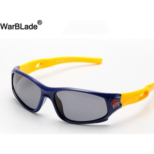 WarBLad Childrens Polarized Sunglasses Kids Baby Sport Flexible Eyewear Security Frame Goggles Sun Glasses UV400 For Boy Girl