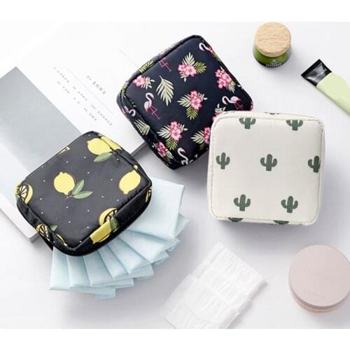 Napkin Storage Bag Portable Large Capacity Tampon Bag Multifunctional Storage Bag For Outdoor ALI88