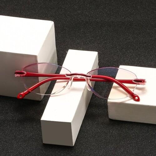 Ultralight Rimless Reading Glasses Anti Blue Light Radiation Computer Presbyopia Readers spectacleso Reader Glasses