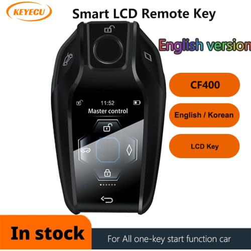 KEYECU Modified Universal Smart Remote Key LCD Display Screen for keyless-go smart key vehicle BMW Benz Audi Jeep Hyundai Kia