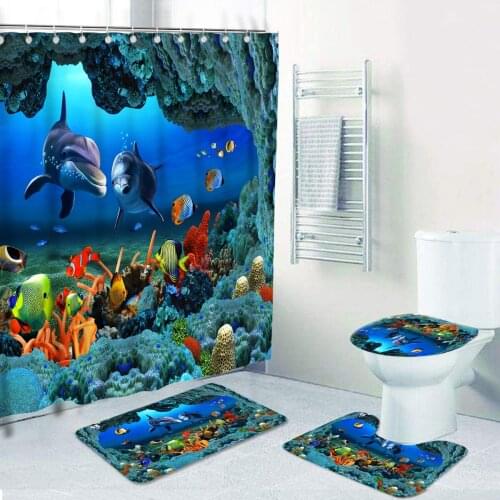 W Get Naked Black Polyester Fabric Shower Curtain Non-Slip Soft Bath Mat Toilet Lid Cover Rugs Letter Home Bathroom Decor Set