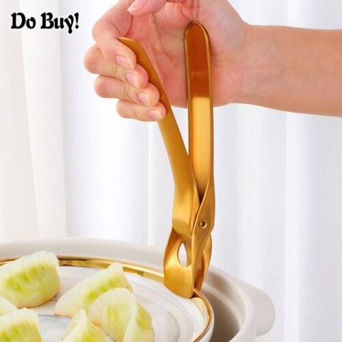 1 Pcs Plate Clip Holder Dish Clamp Pot Pan Gripper Clip Hot Dish Plate Clip Tongs Handle Kitchen Utensils