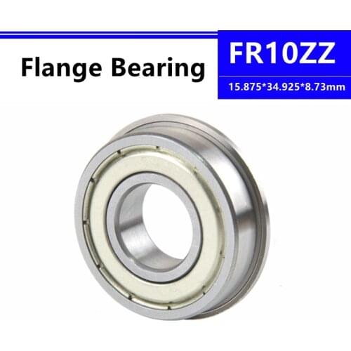 10pcs/50pcs FR10ZZ 15.875*34.925*8.73mm FEE5ZZ flange deep groove ball bearing FR10-2Z Flanged shielded bearing