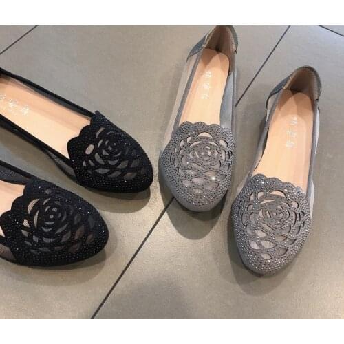 2021 New Women Genuine Leather shoes square toe mid-mouth single shoes workplace work shoes